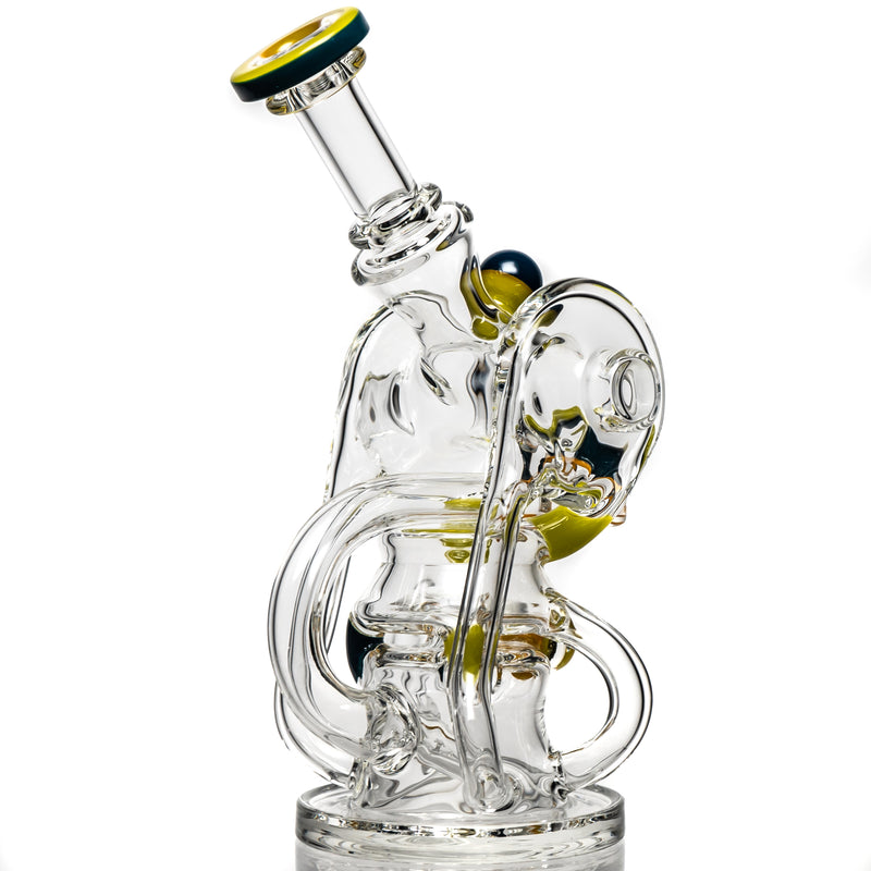 Ery - Double Recycler - 3 Seal Multi Drain - 10mm - Peacock, Golden Rod & Rosewell - The Cave