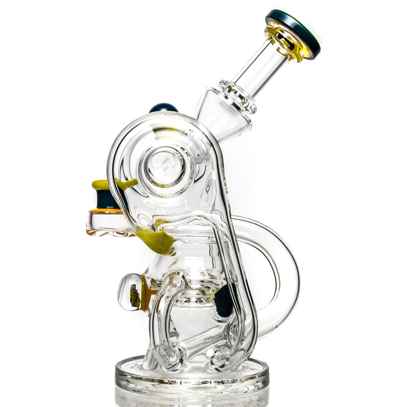 Ery - Double Recycler - 3 Seal Multi Drain - 10mm - Peacock, Golden Rod & Rosewell - The Cave