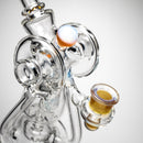 Ery - Shuffle Recycler w/ Internal Drain - 14mm - Orange Crush & Ghost - The Cave