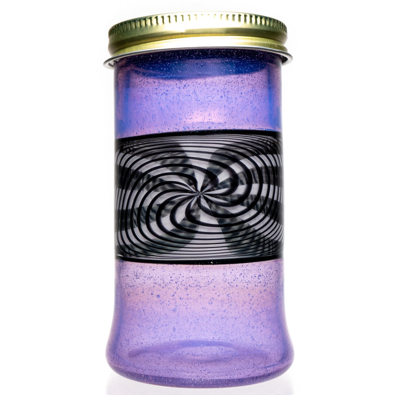 Foggy Mountain - Worked Twist Top Jar - Large - Purple Lilac - The Cave