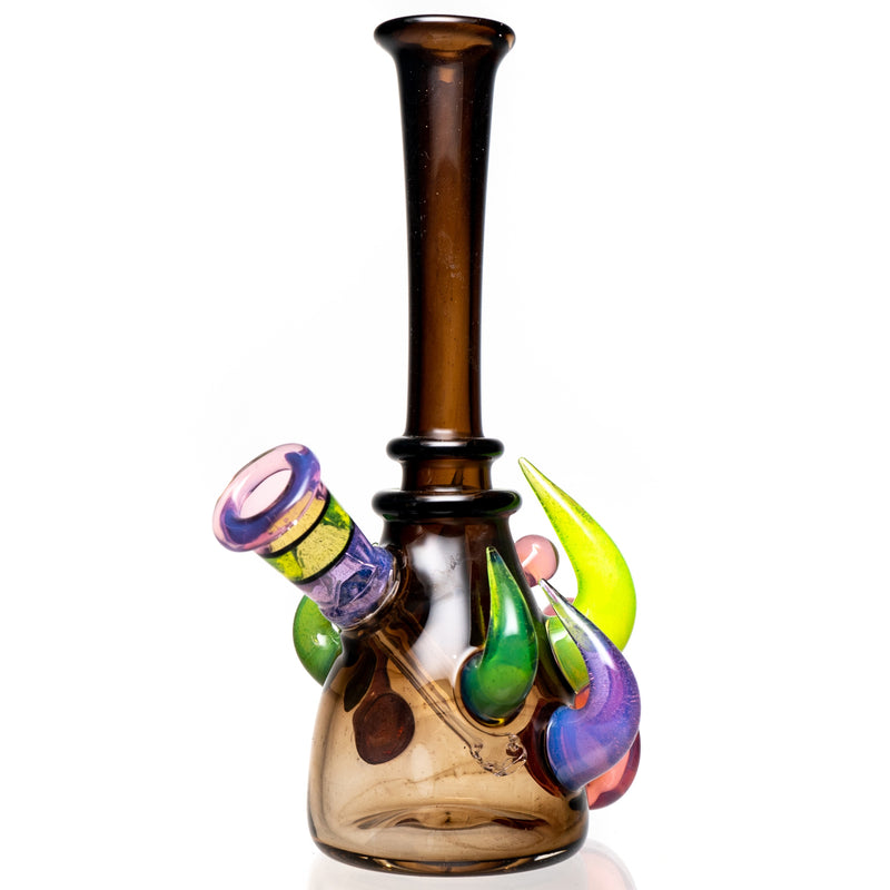 Foggy Mountain Glass - Full Color Multi Horn Tube - Greasy Black - The Cave