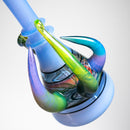 Foggy Mountain - Full Color Worked 3 Horn Tube - Blue Cheese/White - The Cave