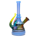 Foggy Mountain - Full Color Worked 3 Horn Tube - Blue Cheese/White - The Cave