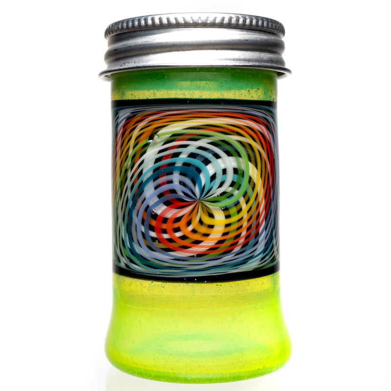 Foggy Mountain - Worked Twist Top Jar - Medium - Slyme - The Cave