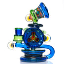 Freeek Glass - Double Terpcycler - Plantphibian & Blue Dichro - The Cave
