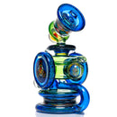 Freeek Glass - Double Terpcycler - Plantphibian & Blue Dichro - The Cave