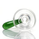 Geos Glass - Mini Hitter - Green Stardust - The Cave