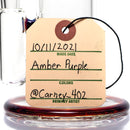 Geos Glass - Shredder - Amber Purple