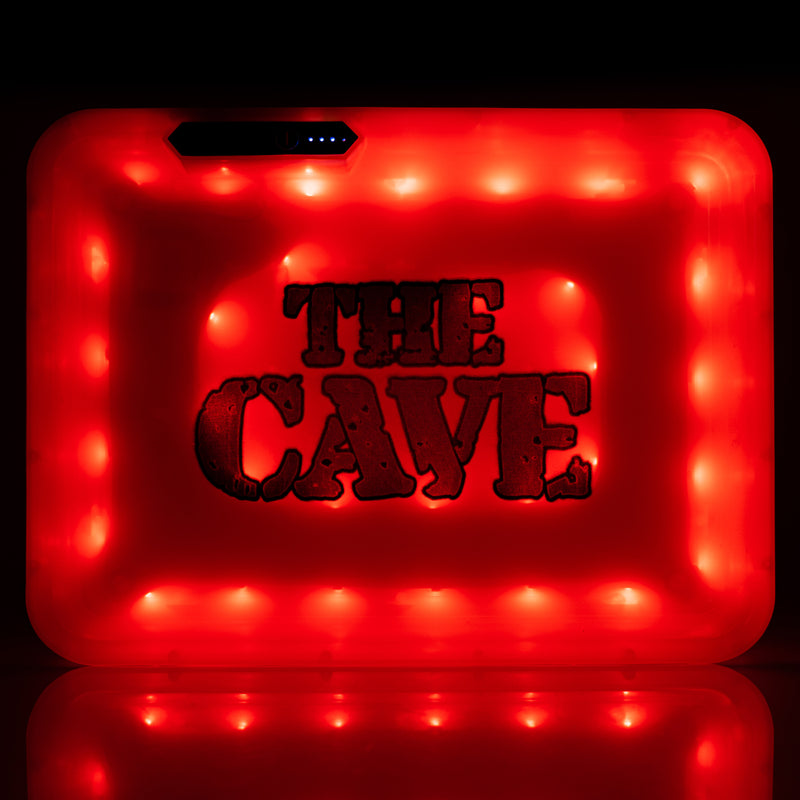 The Cave Smoke Shop - Glow Tray - Yellow - The Cave
