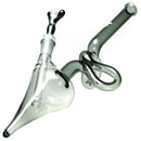 Goo Roo Designs - Tot Lay Down Waterpipe - Smoke - The Cave