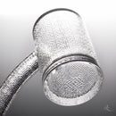 Quave CB - Flat Top Banger Tessellated - XXL - 14mm Male 45º Beveled - The Cave