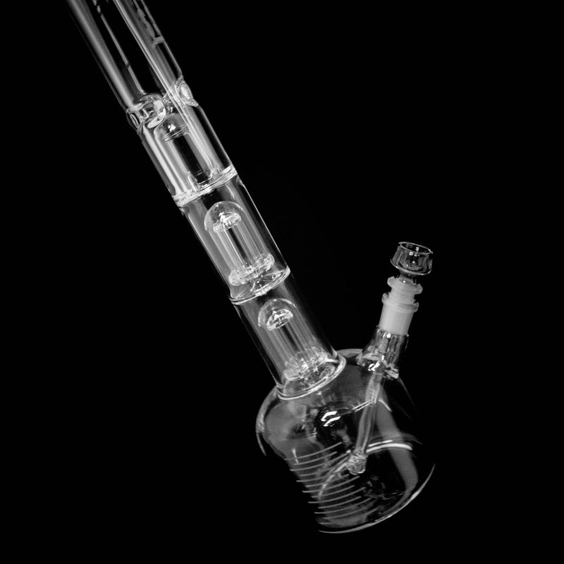 HiSi Glass - 20" Beaker - Triple Mushroom Perc - The Cave