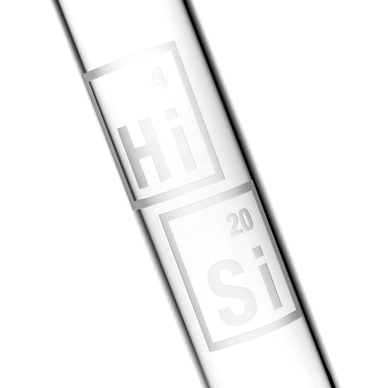 HiSi Glass - 16" Straight Tube - 50x5mm - The Cave