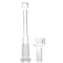 HiSi Glass - 15" Straight Tube - Jr. Double U Perc - The Cave