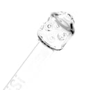 HiSi Glass - 15" Straight Tube - Jr. Double U Perc - The Cave