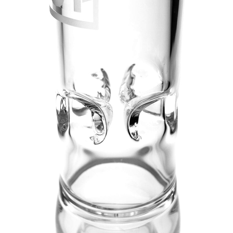 HiSi Glass - 15" Straight Tube - Jr. Double U Perc - The Cave