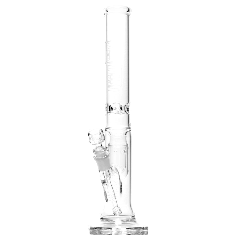 HiSi Glass - 15" Straight Tube - Jr. Double U Perc - The Cave