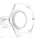 HiSi Glass - 15" Straight Tube - Jr. Double U Perc - The Cave