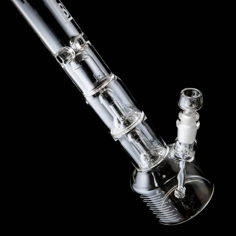 HiSi Glass - 15" Beaker - Jr. Triple Bell Perc 2.0 - The Cave
