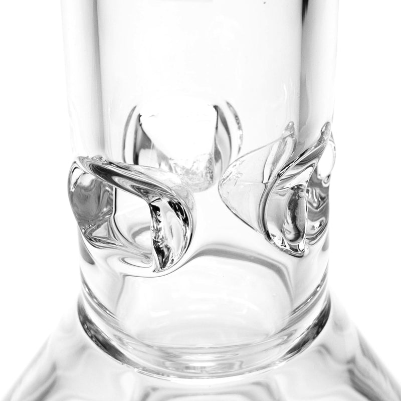 HiSi Glass - 15" Beaker - Double U Perc - The Cave