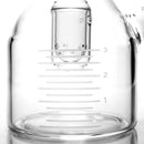 HiSi Glass - 15" Beaker - Double U Perc - The Cave
