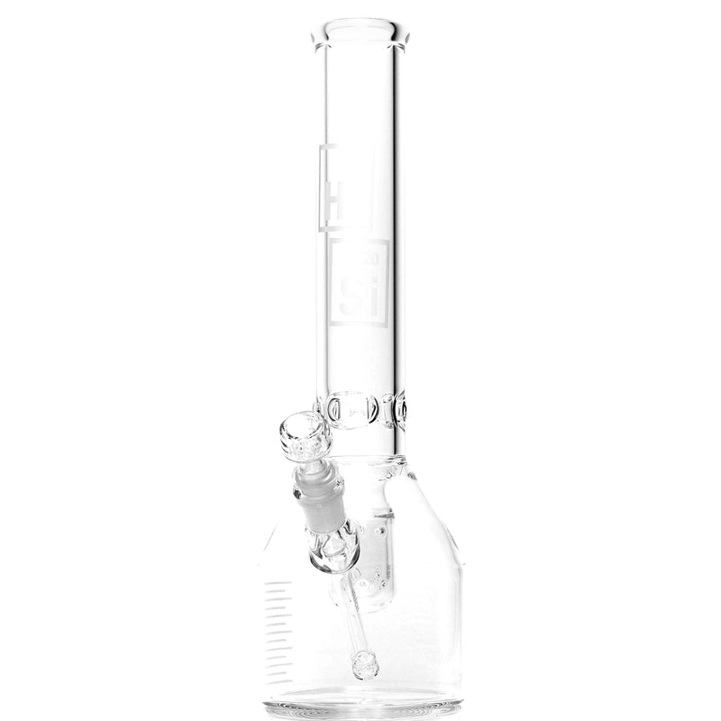 HiSi Glass - 15" Beaker - Double U Perc - The Cave