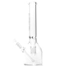 HiSi Glass - 15" Beaker - Double U Perc - The Cave