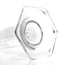 HiSi Glass - 8" Halo Bubbler w/ Removable Mouthpiece - The Cave