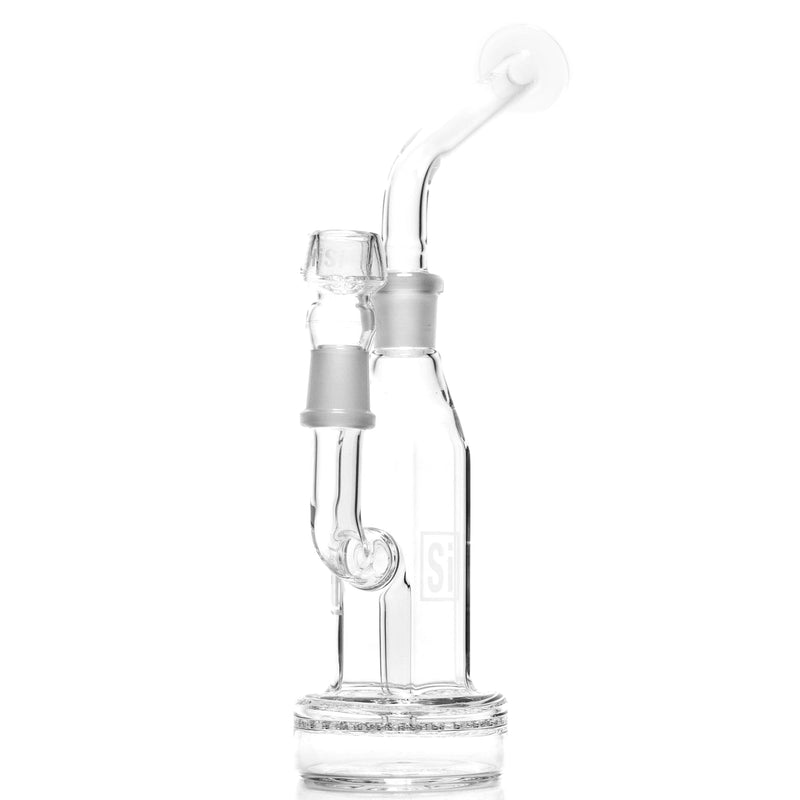 HiSi Glass - 7" Stemless Geyser Bubbler w/ Removable Mouthpiece - The Cave