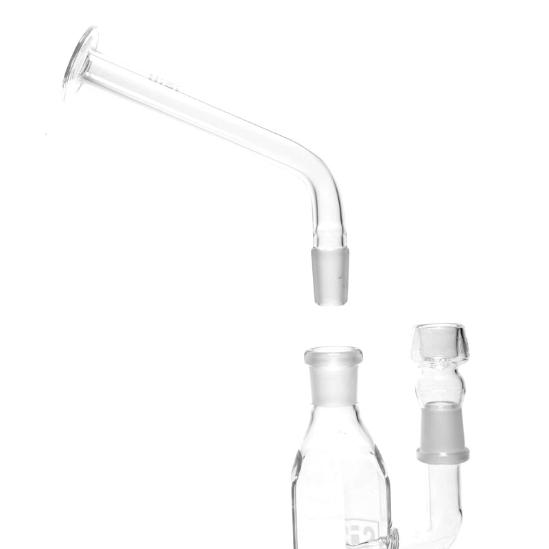 HiSi Glass - 7" Stemless Geyser Bubbler w/ Removable Mouthpiece - The Cave