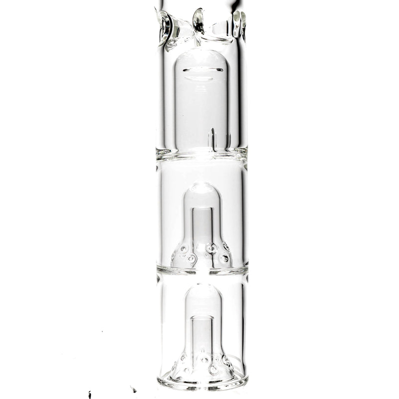 HiSi Glass - 20" Straight Tube - Triple Bell Perc 2.0 - 2nd - The Cave