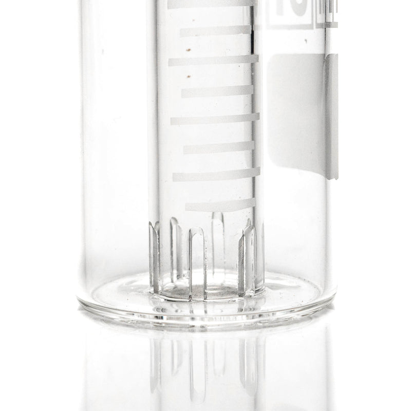 HiSi Glass - Ashcatcher - 6-Slit Perc - 38x3 - 18mm Male 45° - 2nd - The Cave