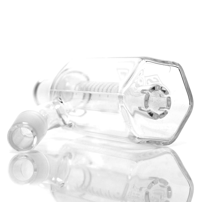 HiSi Glass - Hex Ashcatcher - 6-Slit Perc - 50x5 - 18mm Male 45° - The Cave