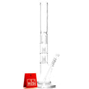 HiSi Glass - 20" Straight Tube - Triple Bell Perc 2.0 - 2nd - The Cave