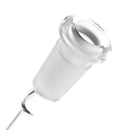 HiSi Glass - Flushmount Downstem - 18/14mm Female - 7" - The Cave