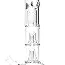 HiSi Glass - 19" Beaker - Triple Bell Perc 2.0 - The Cave