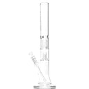HiSi Glass - 18" Straight Tube - Double Bell Perc 2.0 - The Cave