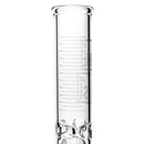 HiSi Glass - 18" Straight Tube - Jr. Triple U Perc - The Cave