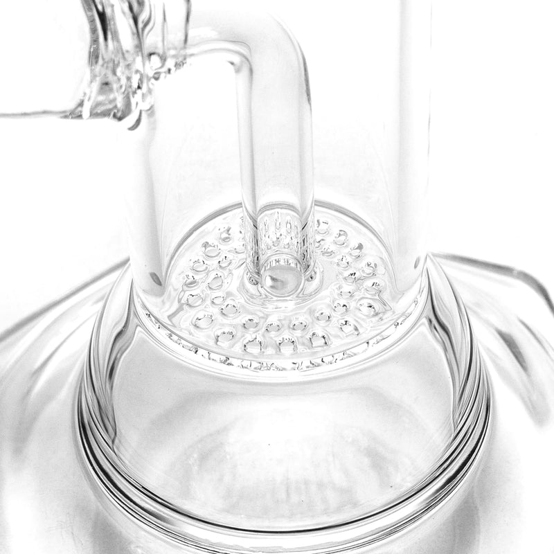 HiSi Glass - 18" Straight Tube - Geyser Perc - The Cave