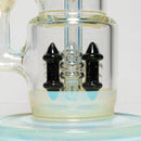 Ill Glass - Custom Flux Cycler w/ Stabilization Pylons - UV Neo Light & Crushed Opal - The Cave