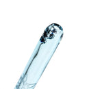 Ill Glass - Custom Mini Beaker - Transparent Blue w/ Rainbow Linework - The Cave