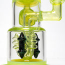 Ill Glass - Custom Flux Cycler w/ Stabilization Pylons - Opal Lime & Crushed Opal - The Cave