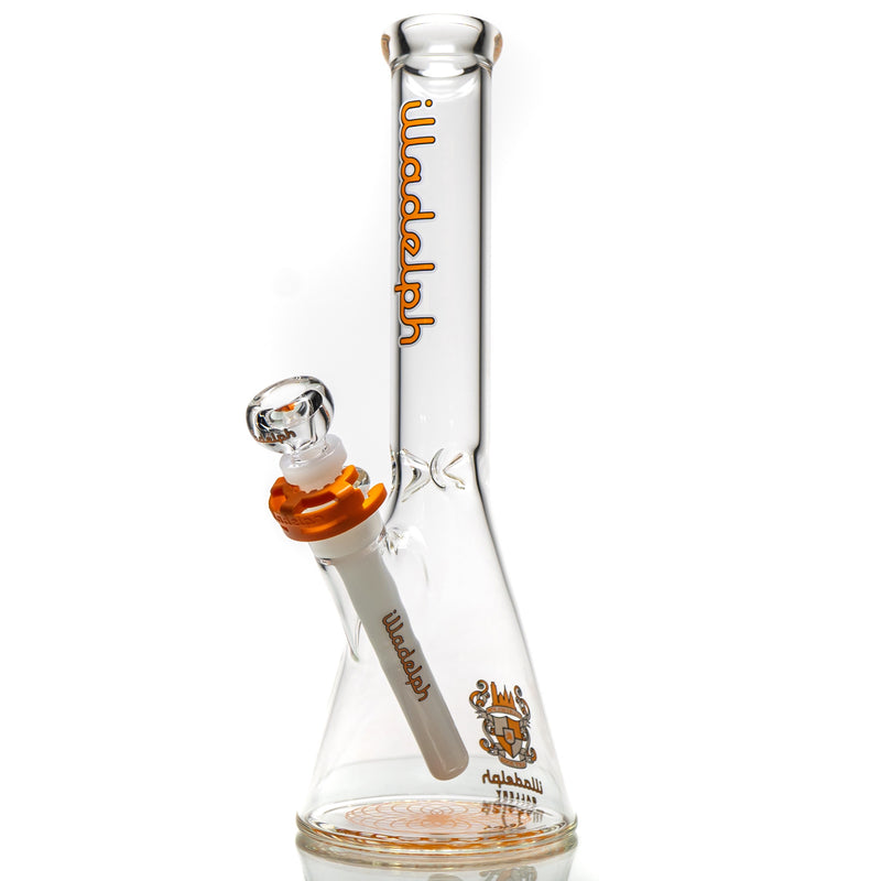 Illadelph - Mini Beaker - Orange & White 5mm - The Cave
