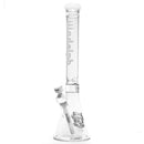 Illadelph - Medium Signature Beaker - White on White - The Cave