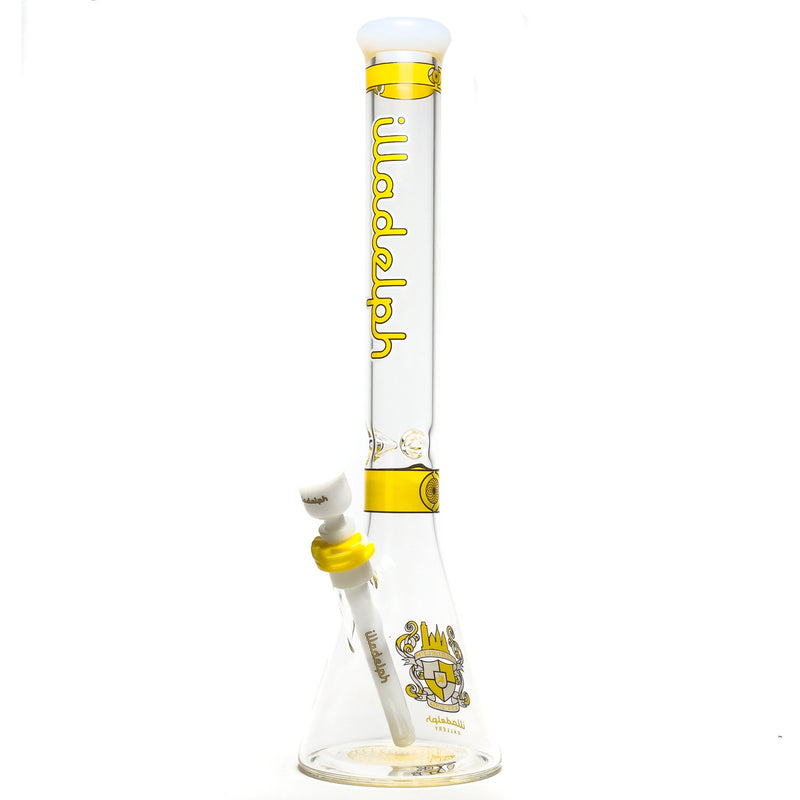 Illadelph - Medium Signature Beaker - Yellow & White - The Cave