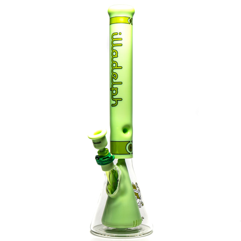 Illadelph - Collins Beaker - Milky Green w/ Lime Label - The Cave