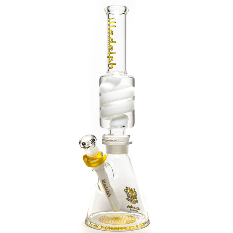 Illadelph - Medium Coil Condenser - Yellow & White - The Cave