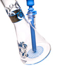 Illadelph - Signature Medium Beaker - Platinum & Sky Blue - The Cave