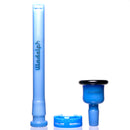 Illadelph - Signature Medium Beaker - Platinum & Sky Blue - The Cave