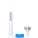 Illadelph - Tall Beaker - Blue & White 5mm - The Cave